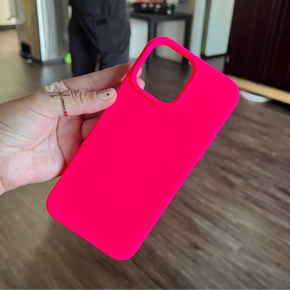 Barbie Hot Pink color phone case iPhone 13 Pro Max